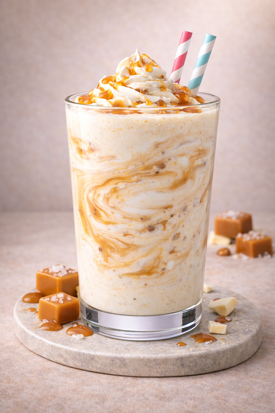 Mix and Match: Protein Milkshake Style Salted Caramel