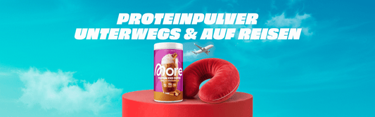 Proteinpulver unterwegs und auf Reisen Hero Image