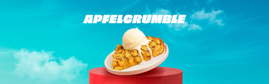 Apfelcrumble mit Amaretto & Zimtstreuseln