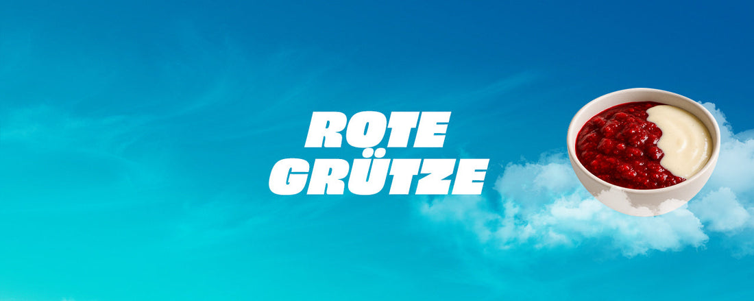 Rote Grütze mit Vanillesoße