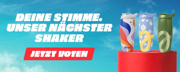 Deine Stimme. Unser nächster Shaker. CTA: Jetzt Voten