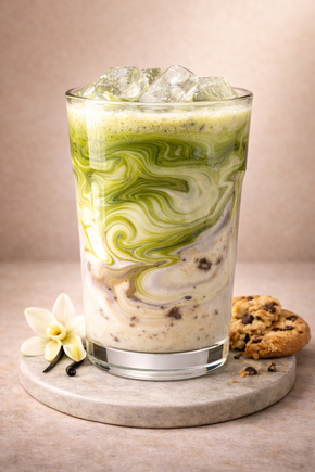 Mix and Match: Iced Matcha Vanilla Chocolate Chip Cookie