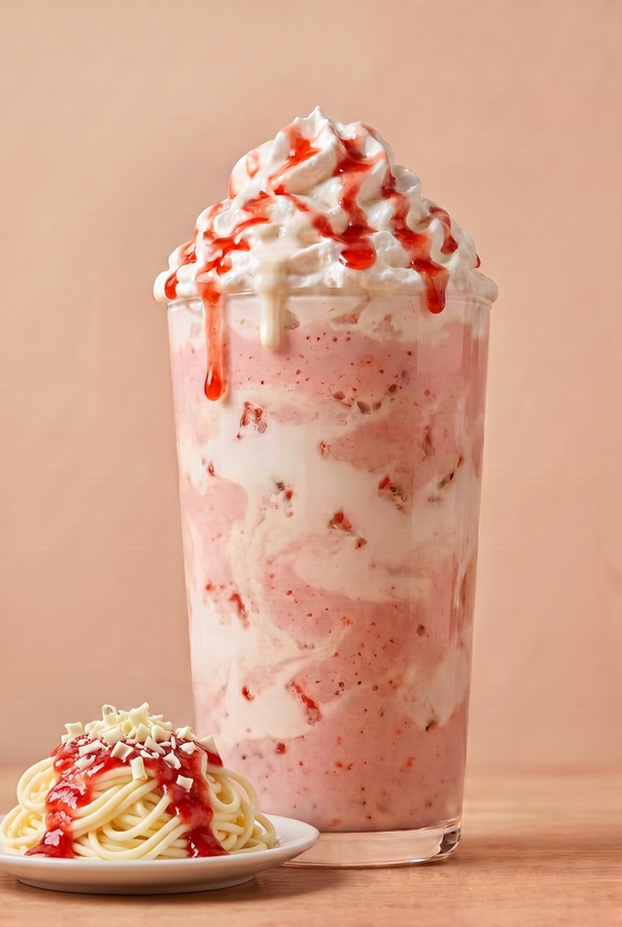 More Protein Milkshake Style Spaghetti Eis Art
