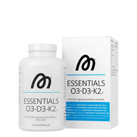 Essentials Omega 3 Kapseln [Omega-3 + D3 & K2 Support]
