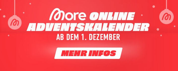 More online Adventskalender. CTA: Mehr Infos