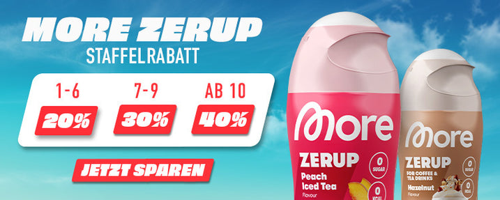 Zerup Staffelrabatt. CTA: Jetzt sparen