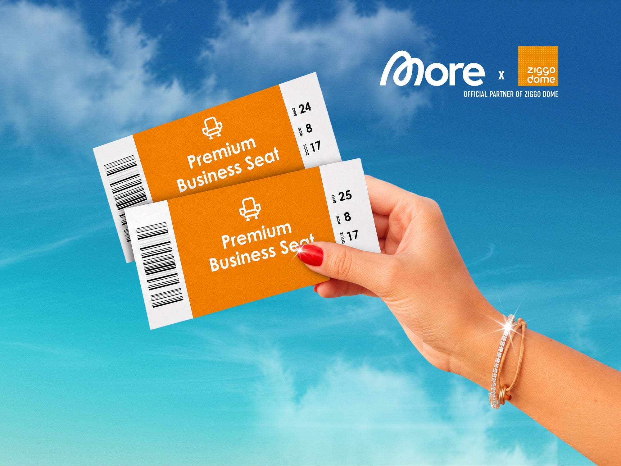 Win 2x2 tickets voor de [Ziggo Dome]