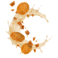 Milkshake Style Caramel Waffle / 600g